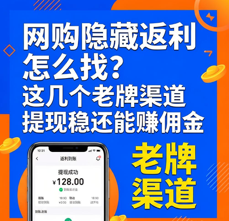 网购隐藏返利怎么找,这几个老牌渠道提现稳还能赚佣金 网购隐藏返利怎么找,这几个老牌渠道提现稳还能赚佣金