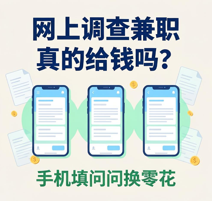 拒绝押金套路！三个正规调查兼职平台，手机填问卷换零花