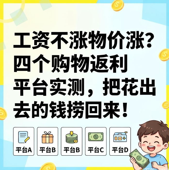 工资不涨物价涨?四个购物返利平台实测,把花出去的钱捞回来 工资不涨物价涨?四个购物返利平台实测,把花出去的钱捞回来