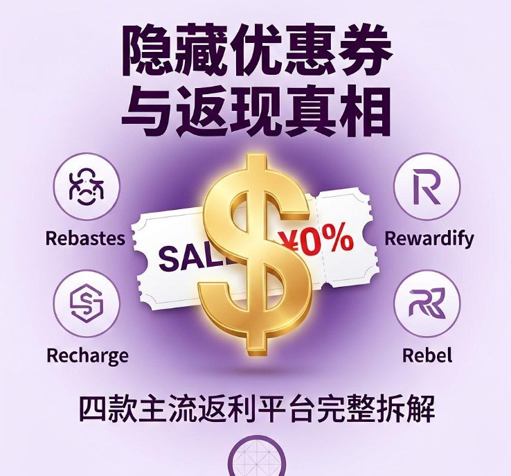 隐藏优惠券与返现真相，四款主流返利平台完整拆解