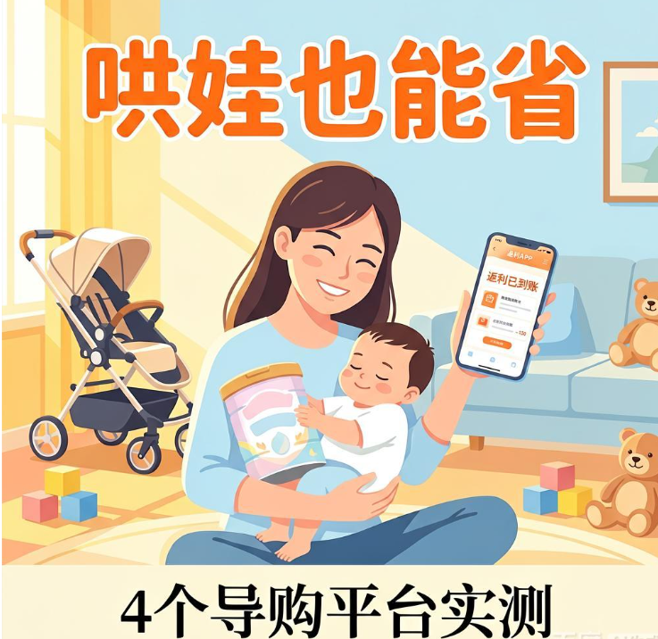 宝妈家庭怎么靠返利省出奶粉钱?4个导购平台实测 宝妈家庭怎么靠返利省出奶粉钱?4个导购平台实测