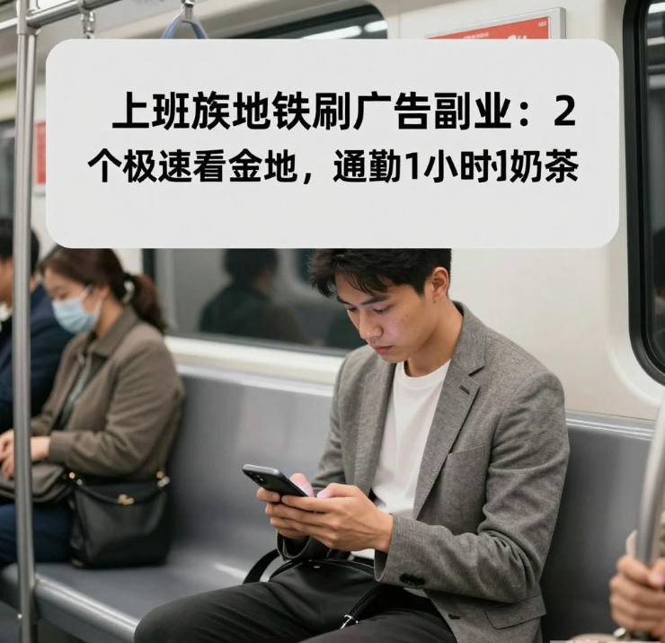 上班族下班刷广告搞副业，2个极速版2小时回全天饭钱