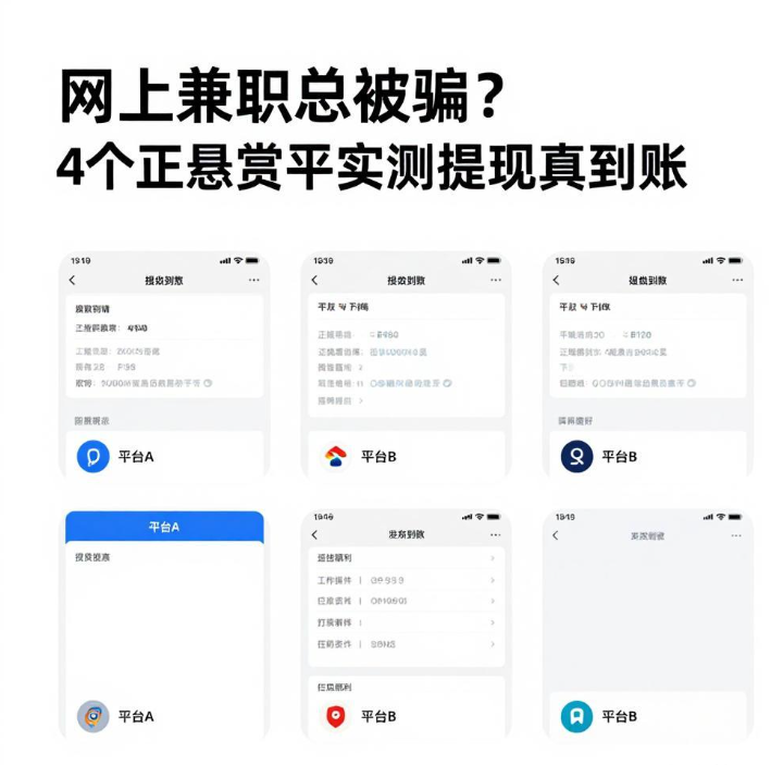 网上兼职总被骗?4个正规悬赏平台实测提现真到账 网上兼职总被骗?4个正规悬赏平台实测提现真到账