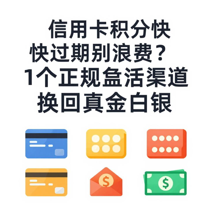 信用卡积分快过期别浪费？1个正规盘活渠道换回真金白银