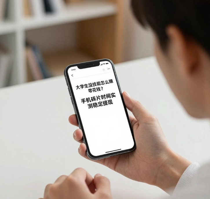 大学生没技能怎么赚零花钱?手机碎片时间实测稳定提现 大学生没技能怎么赚零花钱?手机碎片时间实测稳定提现