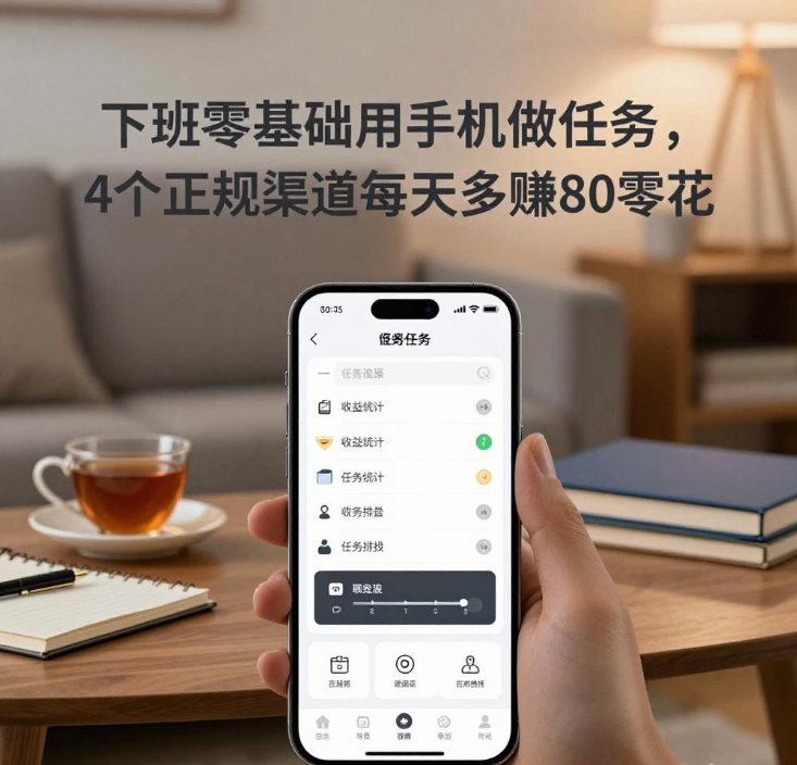 找手机兼职总被坑？4个零押金秒提现正规渠道终于整理清