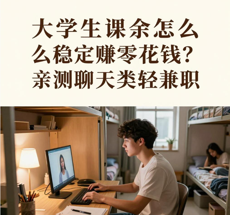 大学生课余怎么稳定赚零花钱？亲测聊天类轻兼职