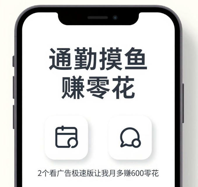 通勤摸鱼不想做苦力?2个看广告极速版让我月多赚600零花 通勤摸鱼不想做苦力?2个看广告极速版让我月多赚600零花