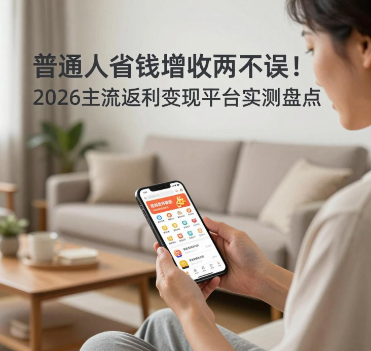 普通人省钱增收两不误!2026主流返利变现平台实测盘点 普通人省钱增收两不误!2026主流返利变现平台实测盘点