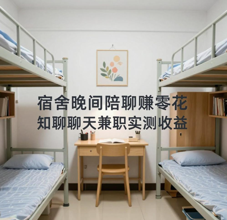 宿舍晚间陪聊赚零花 知聊聊天兼职实测收益