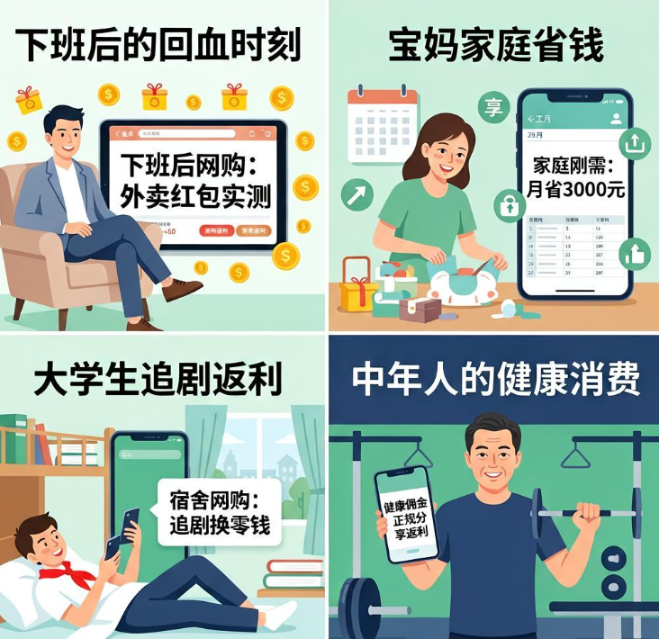 大学生生活费不够花？把宿舍网购和追剧时间换成返利零钱的方法