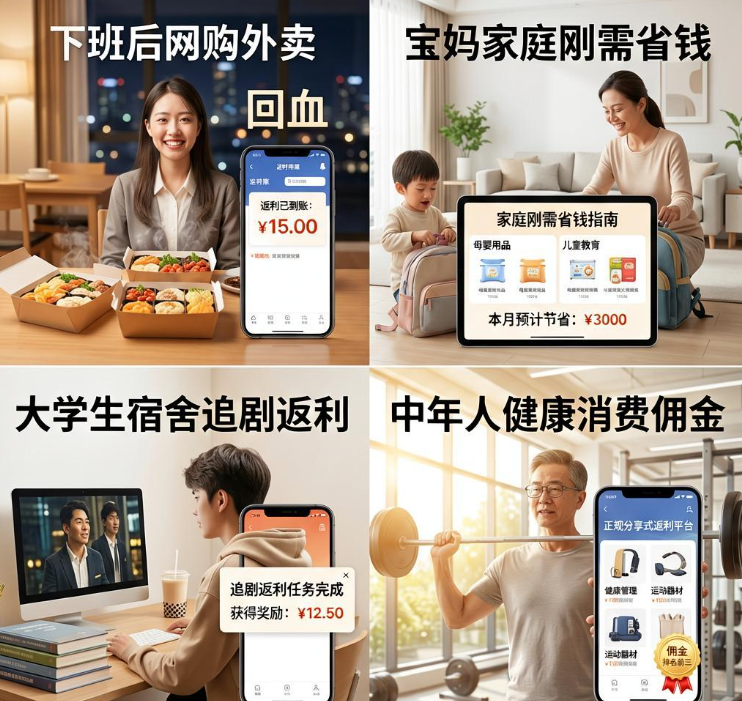 中年人不想做微商却想赚点健康消费佣金?几个正规分享式返利平台排位 中年人不想做微商却想赚点健康消费佣金?几个正规分享式返利平台排位