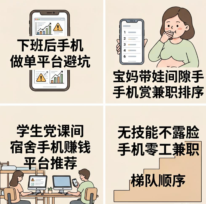 宝妈带娃间隙能做的几个手机悬赏兼职平台实测排序 宝妈带娃间隙能做的几个手机悬赏兼职平台实测排序