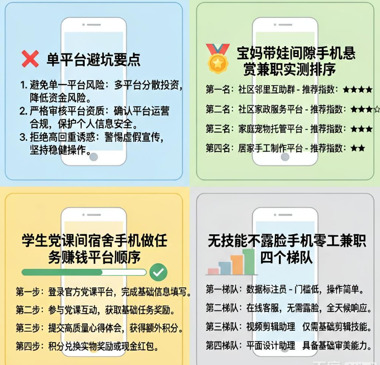学生党课间宿舍里捣鼓手机做任务赚钱的四款平台顺序推荐 学生党课间宿舍里捣鼓手机做任务赚钱的四款平台顺序推荐