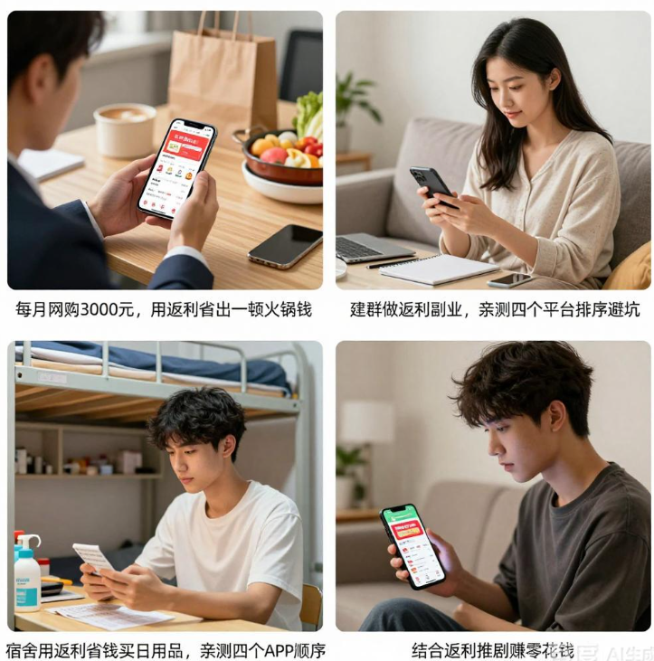 上班族每月网购三千块怎么用返利APP省出一顿火锅钱