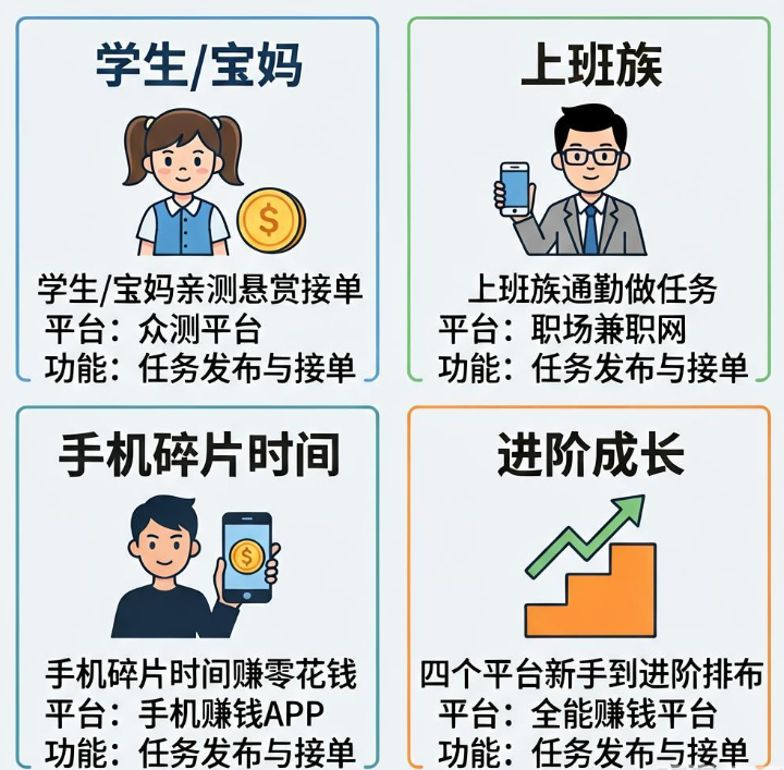 上班族下班后兼职赚钱思路,用悬赏任务把通勤时间换成零花钱 上班族下班后兼职赚钱思路,用悬赏任务把通勤时间换成零花钱