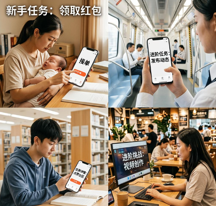 零基础做手机悬赏任务赚外快,四个平台按新手到进阶的排布方式 零基础做手机悬赏任务赚外快,四个平台按新手到进阶的排布方式