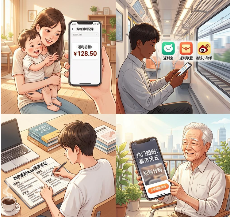 返利赚钱平台怎么组合最省事,通勤族用四个app把消费变现金流 返利赚钱平台怎么组合最省事,通勤族用四个app把消费变现金流