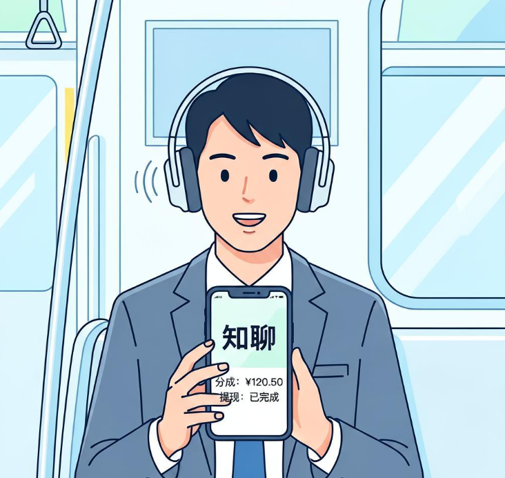 通勤后语音聊天兼职赚钱,知聊分成模式与提现实测 通勤后语音聊天兼职赚钱,知聊分成模式与提现实测