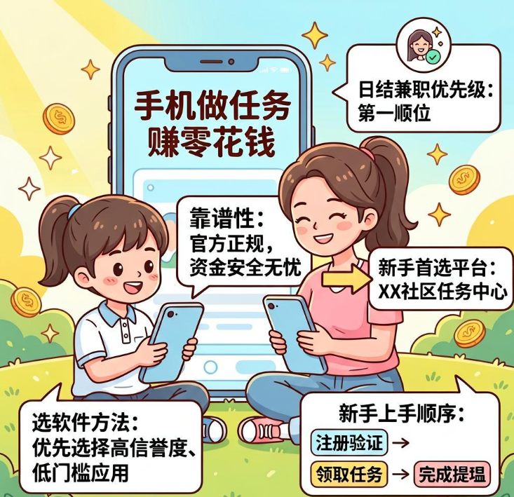 不想交押金又想当天看到收益，日结类手机兼职怎么排优先级