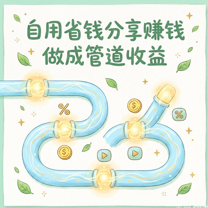 自用省钱分享赚钱怎么做成管道收益,短剧推广返利值得长期做吗 自用省钱分享赚钱怎么做成管道收益,短剧推广返利值得长期做吗