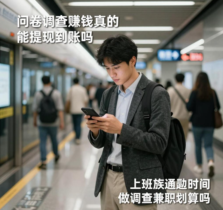 问卷调查赚钱真的能提现到账吗,上班族通勤时间做调查兼职划算吗 问卷调查赚钱真的能提现到账吗,上班族通勤时间做调查兼职划算吗
