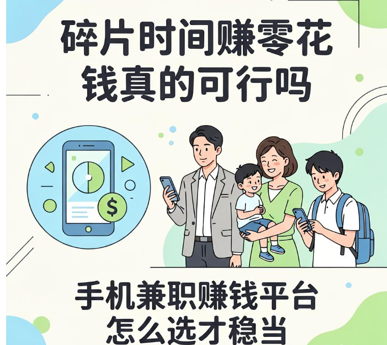 碎片时间赚零花钱真的可行吗,手机兼职赚钱平台怎么选才稳当 碎片时间赚零花钱真的可行吗,手机兼职赚钱平台怎么选才稳当