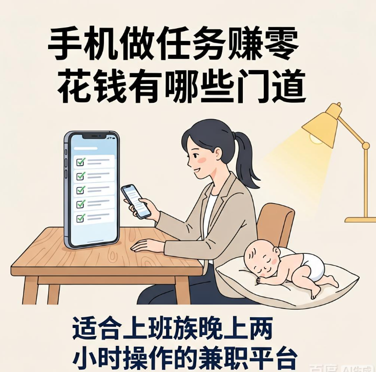手机做任务赚零花钱有哪些门道,兼职赚钱平台推荐里哪些适合上班族晚上两小时操作 手机做任务赚零花钱有哪些门道,兼职赚钱平台推荐里哪些适合上班族晚上两小时操作