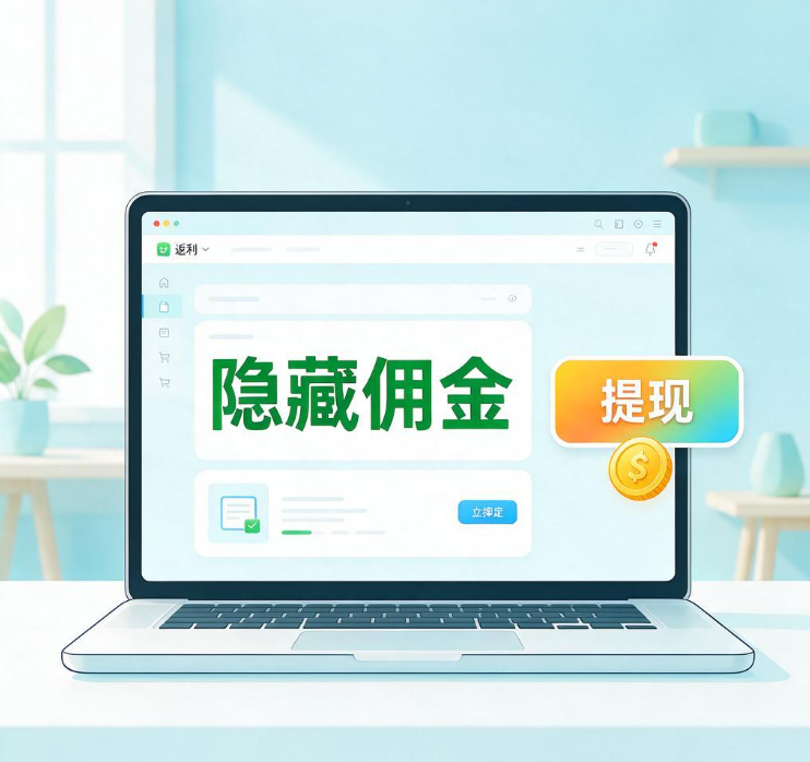 返利赚钱APP哪个提现稳，日常网购怎么把隐藏佣金拿回来