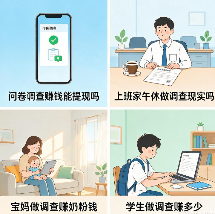上班族午休一小时做调查兼职现实吗,哪些问卷平台审核快不扯皮 上班族午休一小时做调查兼职现实吗,哪些问卷平台审核快不扯皮