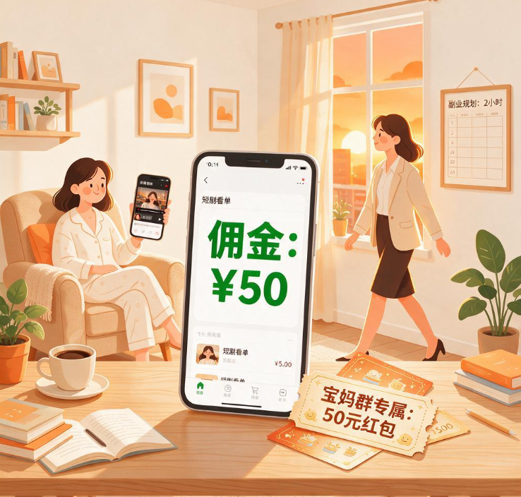 下班后两小时想搞点不动脑的副业,返利APP和短剧推广怎么排优先级 下班后两小时想搞点不动脑的副业,返利APP和短剧推广怎么排优先级