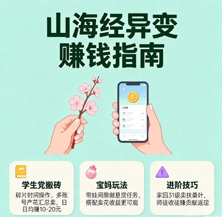睡前十分钟养异兽能变多少钱，小程序卖花防坑与提现路径