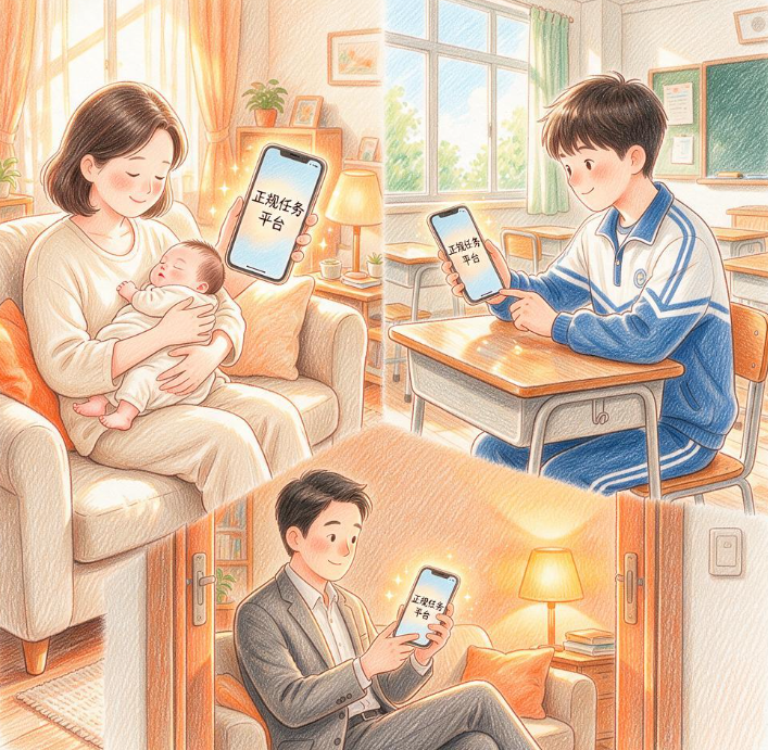 宝妈带娃没整块时间,想用手机赚点买菜钱,哪几个做任务软件更不折腾人 宝妈带娃没整块时间,想用手机赚点买菜钱,哪几个做任务软件更不折腾人
