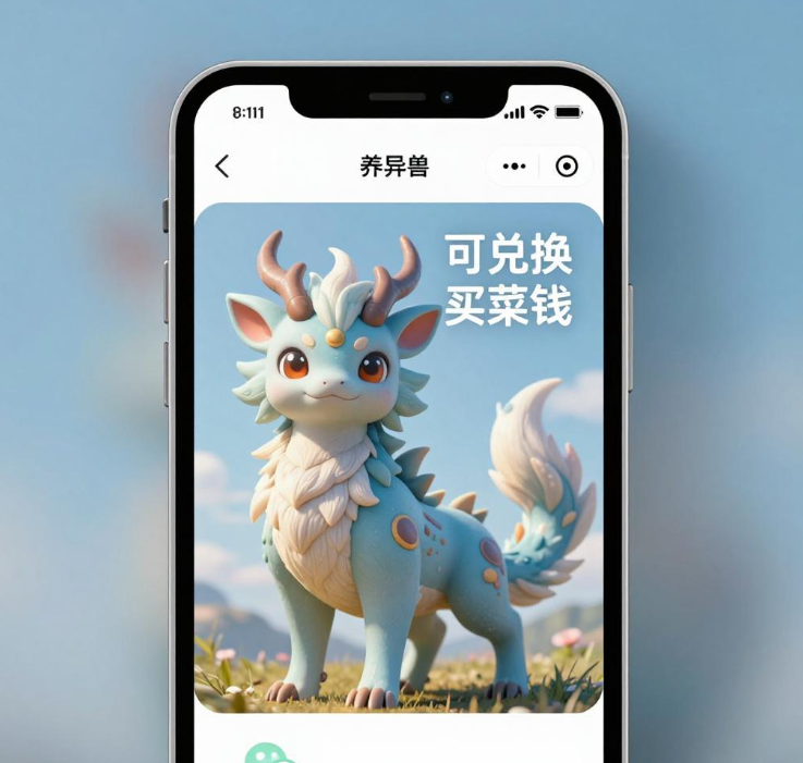 微信里养异兽的小程序,真的能换成买菜钱吗 微信里养异兽的小程序,真的能换成买菜钱吗