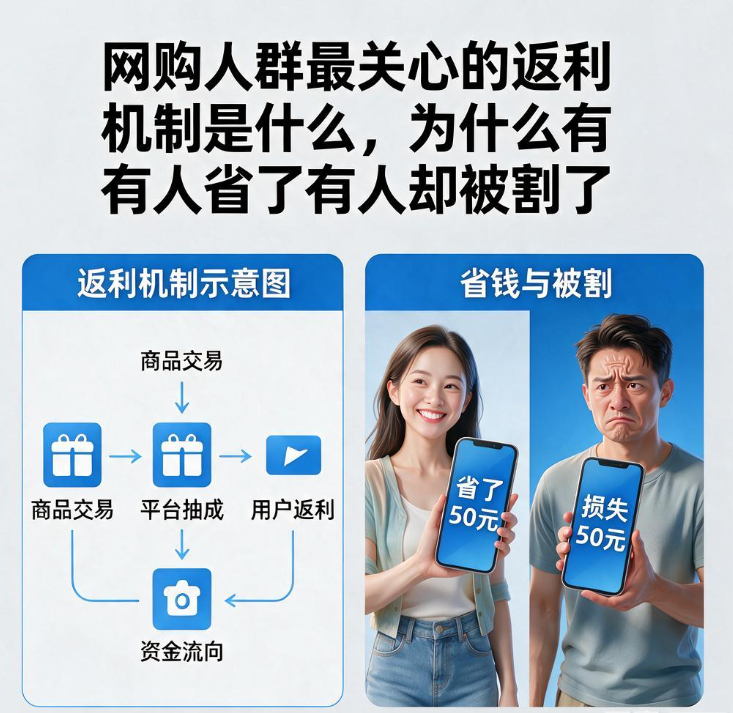 网购人群最关心的返利机制是什么，为什么有人省了有人却被割了