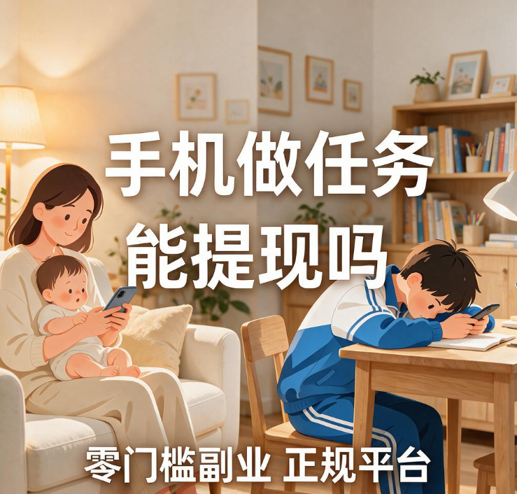 下班后想搞副业，手机做任务真的能提现吗