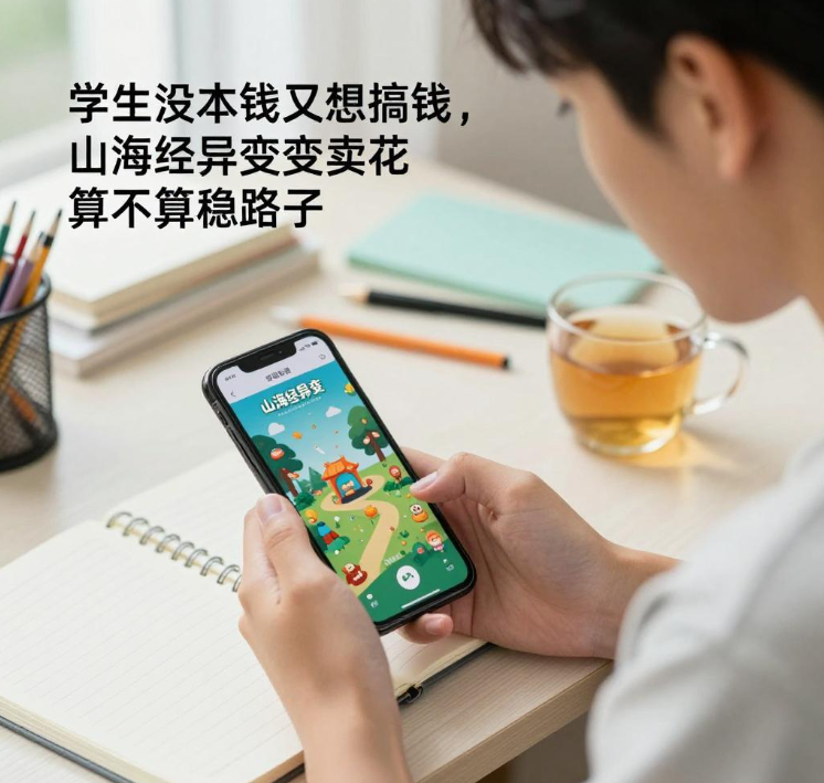 学生没本钱又想搞钱，山海经异变卖花算不算稳路子