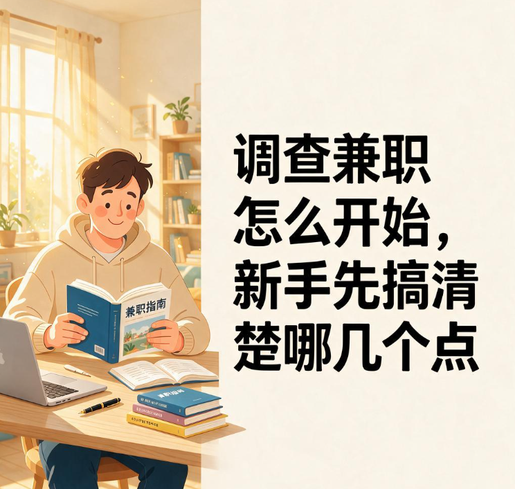 调查兼职怎么开始,新手先搞清楚哪几个点 调查兼职怎么开始,新手先搞清楚哪几个点