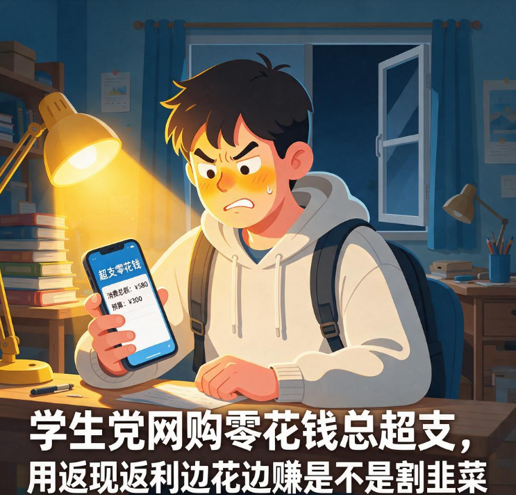 学生党网购零花钱总超支,用返现返利边花边赚是不是割韭菜 学生党网购零花钱总超支,用返现返利边花边赚是不是割韭菜