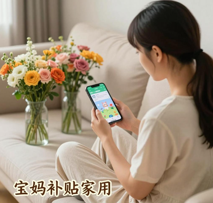 宝妈在家做副业，微信养异兽卖花能补贴吗