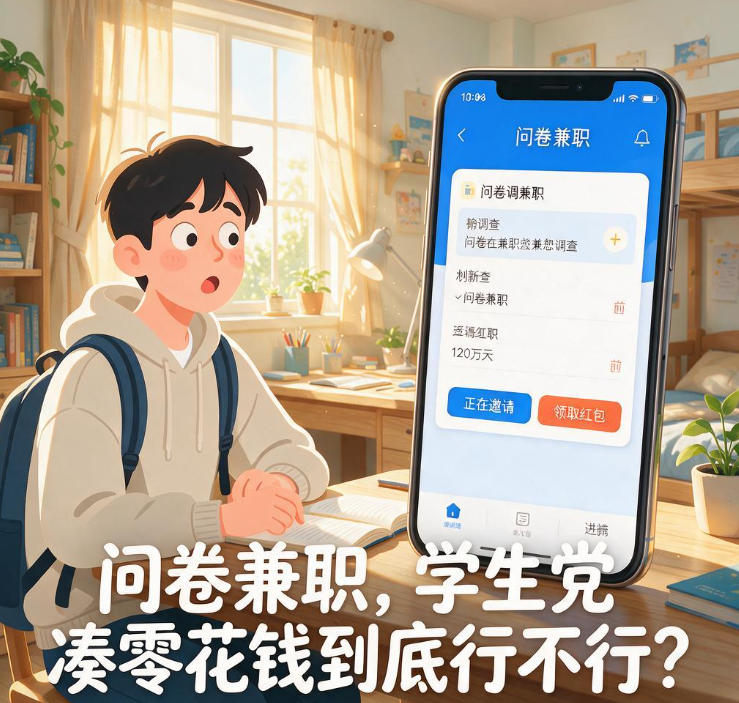 问卷兼职,学生党凑零花钱到底行不行 问卷兼职,学生党凑零花钱到底行不行