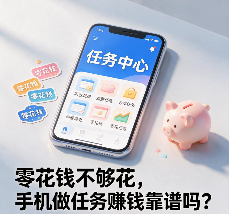 零花钱不够花,手机做任务赚钱靠谱吗 零花钱不够花,手机做任务赚钱靠谱吗