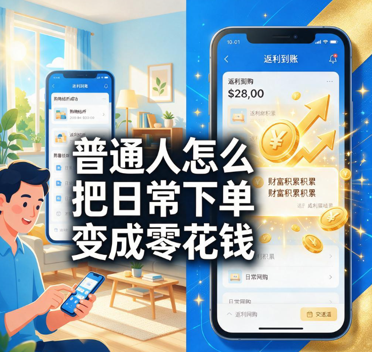 网购返利赚钱,普通人怎么把日常下单变成零花钱 网购返利赚钱,普通人怎么把日常下单变成零花钱