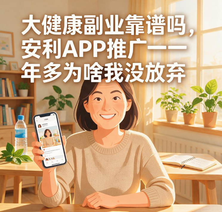 大健康副业靠谱吗,安利APP推广一年多为啥我没放弃 大健康副业靠谱吗,安利APP推广一年多为啥我没放弃