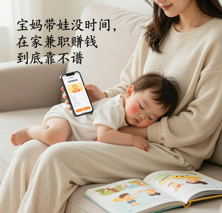 宝妈带娃没时间,在家兼职赚钱到底靠不靠谱 宝妈带娃没时间,在家兼职赚钱到底靠不靠谱