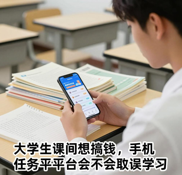 大学生课间想搞钱,手机任务平台会不会耽误学习 大学生课间想搞钱,手机任务平台会不会耽误学习