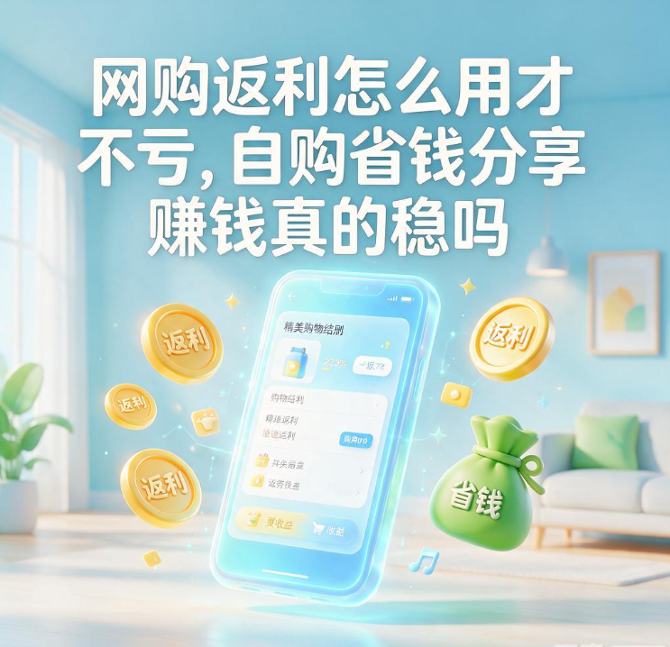 网购返利怎么用才不亏,自购省钱分享赚钱真的稳吗 网购返利怎么用才不亏,自购省钱分享赚钱真的稳吗