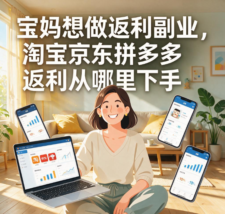 宝妈想做返利副业,淘宝京东拼多多返利从哪里下手 宝妈想做返利副业,淘宝京东拼多多返利从哪里下手