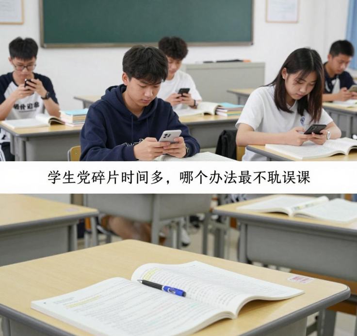 学生党碎片时间多,哪个办法最不耽误课 学生党碎片时间多,哪个办法最不耽误课