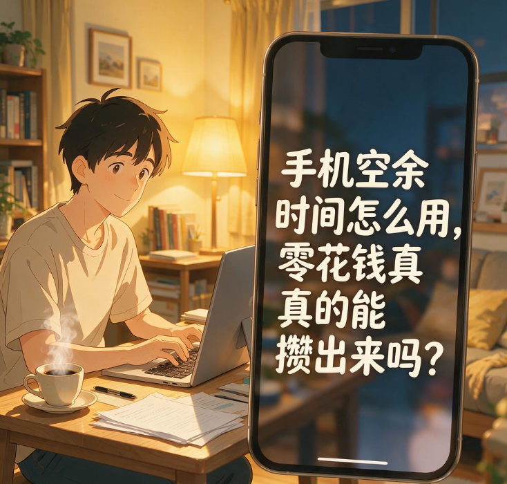 手机空余时间怎么用，零花钱真的能攒出来吗